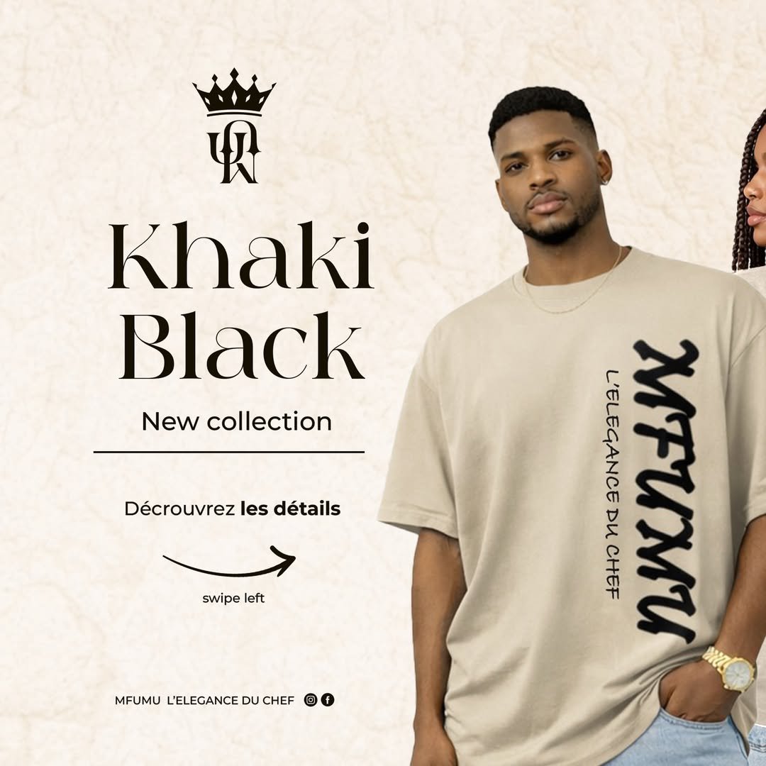 Kaki & black